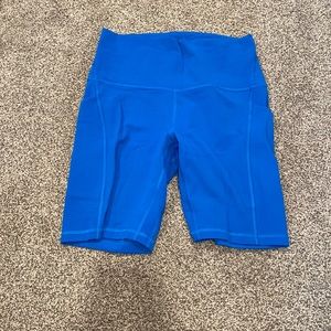 Lululemon align with pockets shorts 8”. Size 8. Poolside
